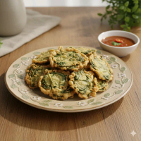 Keripik Daun Bayam Crispy Kering