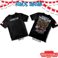 DNRS KAOS INDONESIA COUPLE Series Anak Kemerdekaan  Dirgahayu 80 - Baju Agustusan 2025  Anak - Tshir