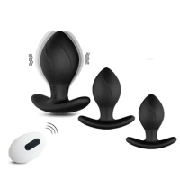 Silicone Anal Butt Plug Wearable Vibrator Ball Dildo Prostate Massage Anal Beads Set Penis Fake G spot Unisex Toy For Man Women