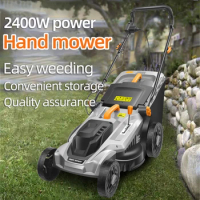 Home lawn Mower Hand Push Lawn Mower 2400W Brush Cutter lawn Mower Gardening Tools 3600rpm Garden and Agricultural Weeding Tool