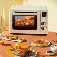 40L Electric Oven Horno Automatic Multifunctional Pizza Oven Household Air Frying Pan Oven Large Capacity