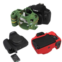 Rubber Silicone case Camera bag cover For Canon 850D DSLR digital camera Protective Body Case shell portable