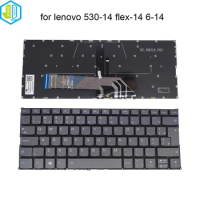 PT-BR Brazilian Backlit Keyboard For Lenovo Yoga 530-14 14ARR 530-14IKB 530-15 C340-14IWL Flex 6-14IKB FLEX-14API ​SN20N0459116