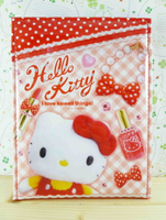 【震撼精品百貨】Hello Kitty 凱蒂貓-HELLO KITTY摺鏡-化妝圖案-紅色 震撼日式精品百貨