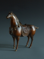 純銅馬高頭大馬立馬唐馬擺件古銅色傳世老包漿精美收藏藝術品擺件