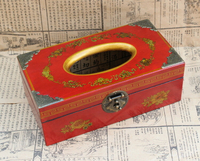 仿古紙巾盒仿古皮盒長方形紙巾盒創意紙巾盒復古餐巾紙盒客房用品