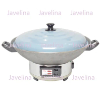 Temperature-regulated old-fashioned cast iron electric fryer electric hot pot, cast iron electric fryer vegetable fryer 40 pots