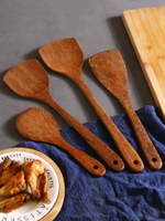 家用雞翅木鍋鏟木勺廚房不粘鍋專用長柄木鏟子耐高溫木質套裝廚具