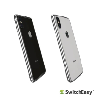 【Switcheasy】iPhone Xs / X Glass X 鉻金屬質感9H玻璃殼