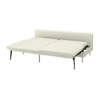 Sofa 3dudukan + fungsi tempat tidur, Gunnared krem