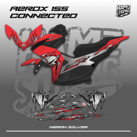 Striping Transparan Aerox New 155 Connected Vietnam Style Silver Mix Color