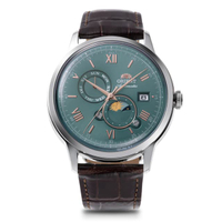 นาฬิกาข้อมือ Orient Classic Mechanical สายหนัง RA-AK0805E สีเขียว