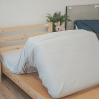 二層紗 泡沫慕斯 3.5尺單人加大床包(高40CM) (無枕頭套) 觸感柔軟 適用折疊床墊 台灣製 加高床包