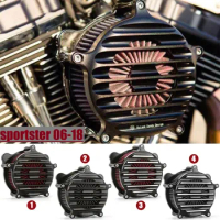 CNC cut high intake Nostalgia styling air filter kit sportster air intake for harley sportster XL883 1200 48 72 2006-2018