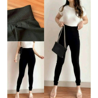 legging polos wanita - legging terbaru kekinian - legging import tebal Hitam Nyaman
