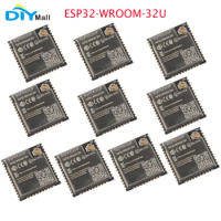 10Pcs/lot ESP32-WROOM-32U WiFi + BT + BLE ESP32 Module 4MB Flash Espressif Original for ESP32 ESP32S Development Board