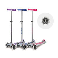 【Micro】兒童滑板車Maxi Flux LED 輕未來款(適合5~12歲 LED發光輪)