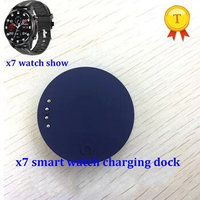 original charging cable chargers for x7 smart watch phone clock saat charger cable charging dock for x7 wristwatch