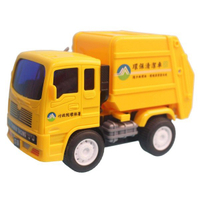 日版 摩輪垃圾車(黃色) ST-06A (卡裝)/一台入(促199) 台灣版環保清潔車 ST安全玩具-生