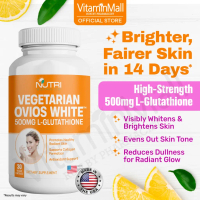 Nutri Botanics Vegetarian Ovios White L-Glutathione Whitening Supplement - Vitamin C - Skin Whitenin