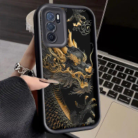 Sarung Telefon Naga, Untuk OPPO A16 / OPPO A16S / OPPO A54S, Perlindungan Jatuh, Kalis Kejutan, Saru