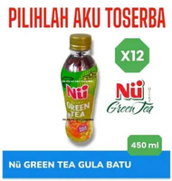 NU Green Tea ROYAL JASMINE GULA BATU 450 ml - ( HARGA 12 botol )