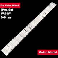4pcs 808mm TV Backlight Strips For Haier 40inch LED40D12 LED40F1100C LE40D8810 TS40M LE40A7100L LE40B510X LE40B3000W LE40A3000