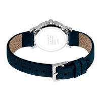 Esprit นาฬิกาข้อมือผู้หญิงสายหนังรุ่น ES1L298L0025 สีน้ำเงิน