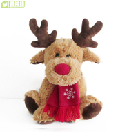 毛絨玩具批發兒童玩偶毛絨玩具麋鹿大號抱枕生日禮品圣誕節禮物