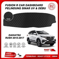 Car Cover Fusion R Dashboard Mobil Rush Terios 2015 - 2017 Premium Custom Fit / Pelindung Dashboard 