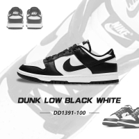 【NIKE 耐吉】休閒鞋 NIKE DUNK LOW Retro 低筒 運動 經典 日常 穿搭 黑白熊貓 黑 白 男(DD1391-100)