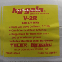 ANTENA TELEX HYGAIN V2R VHF BONGGOL BESAR ASLI INDONESIA