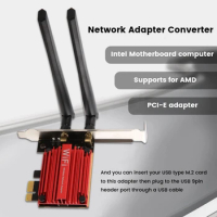 NEW-Wireless M.2 NGFF Wifi BT Card To Desktop PC PCI-E Network Adapter Converter For 3160NGW AX200NGW AX210NGW