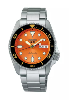 Seiko 精工 5 Sports SKX 系列「Midi」橘色 38 毫米自動腕錶 SRPK35K1