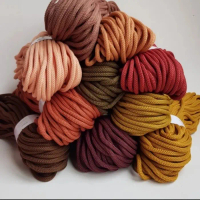Benang Rajut Tali Macrame Polyester Premium (Udon Yarn 6 Mm) No 11-20 Terbaik Dikelasnya