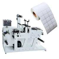 YG High Precision Automatic Sticker Label Slitter Rewinder Machine Label Cutting Machine Roll Label Rotary Die Cutting Machine