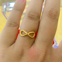 Cincin infinity 1 gram emas muda
