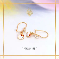 ANTING EMAS ANAK HELLO KITTY EMAS ASLI EMAS TUA KADAR 16K (700) KODE ATKMN 153 SUNNIES GALLERY 16K/7