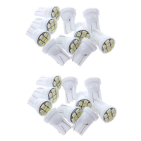 20X T10 W5W 8 SMD LED White - Light Bulb Light Interior Light Bulb 12V