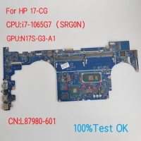 LA-J501P For HP ProBook 17-CG Laptop Motherboard With CPU i7-1065G7 PN:L87980-601 100% Test OK