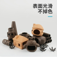 魚缸造景陶瓷罐魚躲避屋躲避洞繁殖罐蝦屋蝦窩鯛罐魚洞產卵陶瓷罐