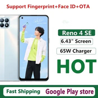 Oppo Reno 4 SE 5G Mobile Phone Dimensity 720 Octa Core 8GB RAM 128GB 256GB ROM 48.0MP 65W Fast Charger 60HZ AMOLED Android 10.0
