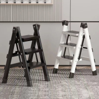 梯子家用多功能人字梯折疊梯樓梯凳子小型室內超厚花架加厚碳鋼