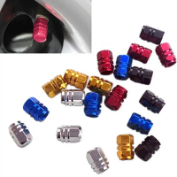 4Pcs Aluminum Tire Wheel Rims Stem Air Valve Caps Tyre Cover Car Truck Bike motorcycles wira lc135 e
