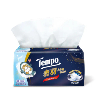 【TEMPO】奢羽三層抽取式衛生紙精巧包(80抽/30包入/箱購)