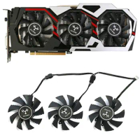 New GTX1080TI GPU Fan 4PIN 75MM for Colorful iGame GeForce GTX 1060 1070 1070TI 1080 Graphics Card Cooling Fan