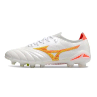 Sepatu Sepakbola Mizuno Morelia Neo IV Elite FG White/Orange