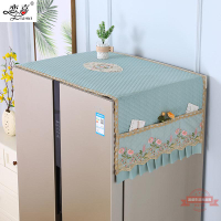 冰箱蓋布單雙開門冰箱防塵罩微波爐烤箱床頭柜蓋巾滾筒洗衣機罩