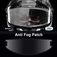 Universal Visor Film Anti Fog Motorcycle Helmet for AGV SHOEI HJC SHARK KYT LS2 Arai Moto Helmet Accessories Antifog Lens Film