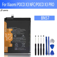 100% Original BN57 Battery For XIAOMI POCO X3 NFC/ POCO X3 PRO/ Phone Replacement Bateria